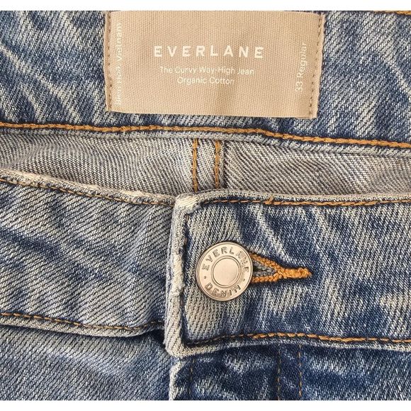NEW Everlane Jeans/ Curvy Way-High® Jean Women's 33 Long Eco- Friendly - Picture 7 of 10